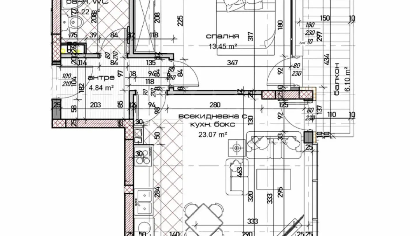 Spacious One-Bedroom Apartment Near Mall & Amenities in Varna - Image 1