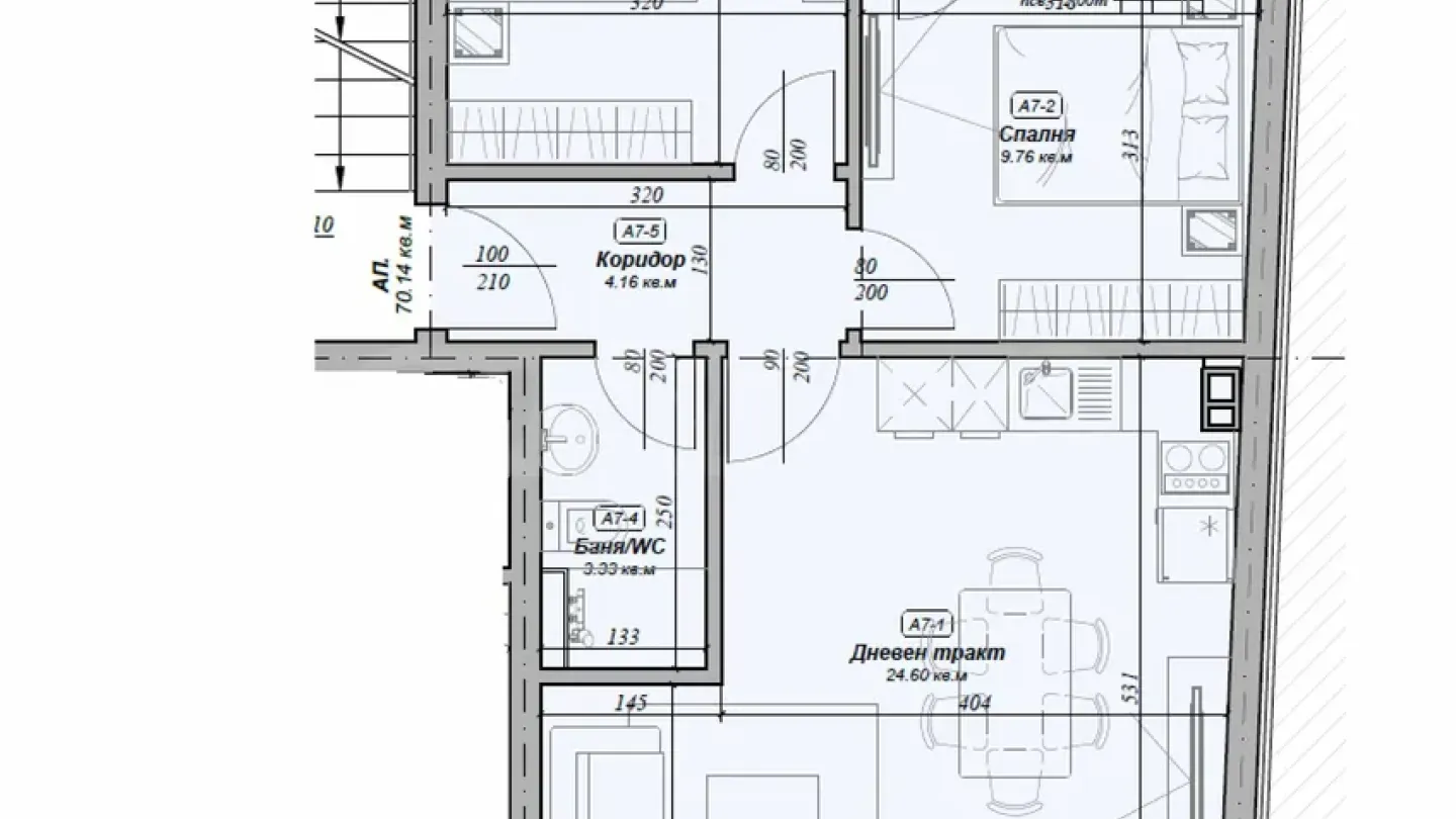 Modern 3-Bedroom Apartment in Varna City Center - Image 4