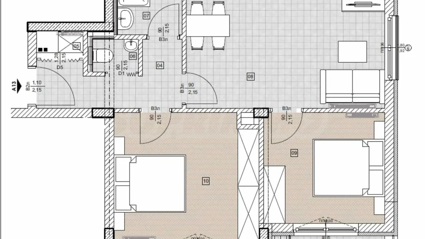 Spacious 3-Bedroom Apartment Near South Park, Sofia - Image 4