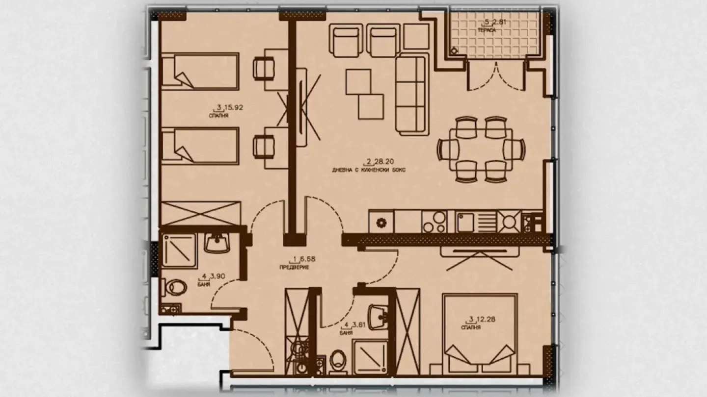 Spacious 2-Bedroom Apartment in Malinova Dolina, Sofia - New Build - Image 2