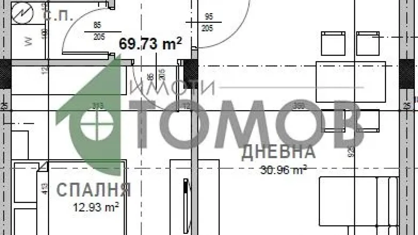 Spacious 2-Bedroom Apartment in New Samara 3, Stara Zagora - Image 1