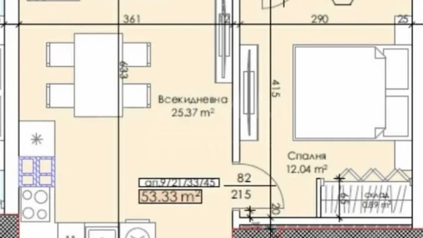 Stylish One-Bedroom Apartment with Parking in Plovdiv's Trakia - Image 2