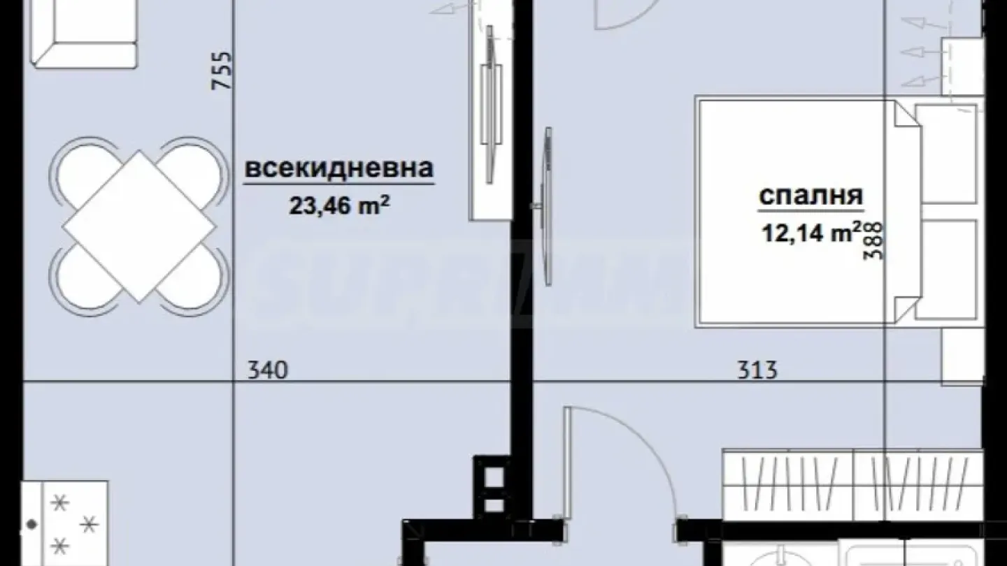 New 1B Apartment - Burgas Plaza Area - Image 1