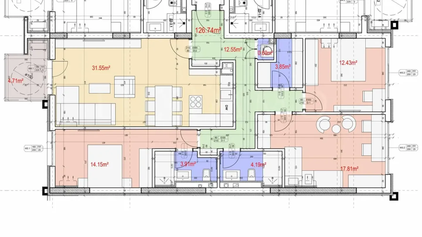 Modern 3-Bedroom Apartment in New Burgas Complex - Image 1