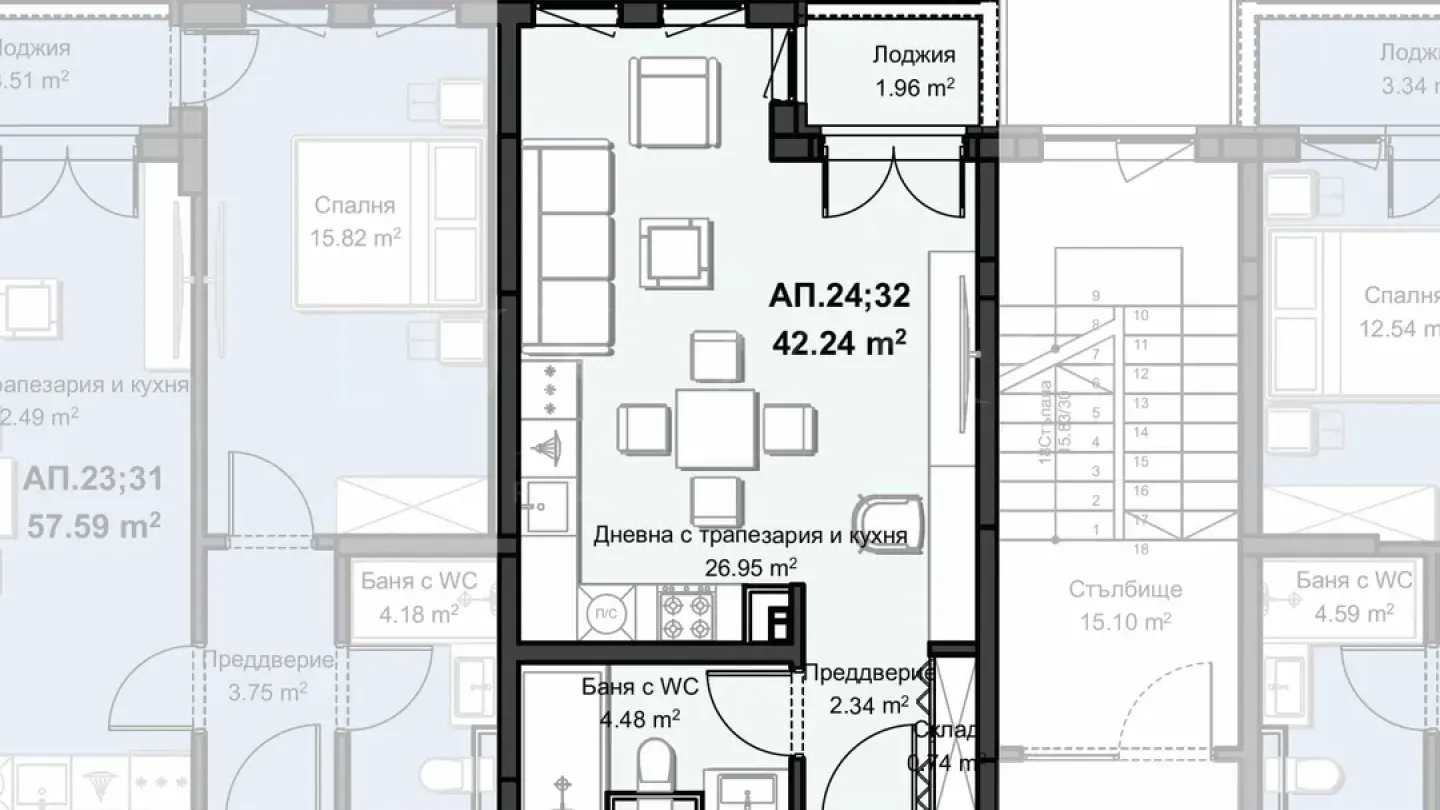 Stylish One-Bedroom Apartment in Plovdiv's New Complex - Image 3