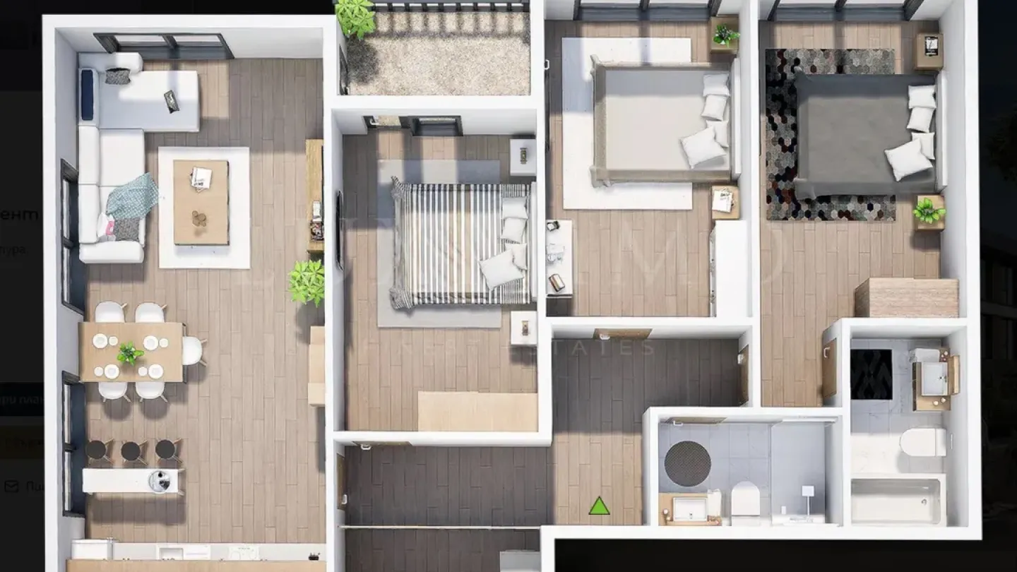 Spacious 4-Bed Apartment, New Complex, Plovdiv - Image 3