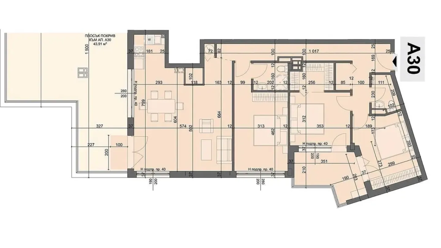 Spacious 3-Bed Apartment, Act 14, Hadji Dimitar, Sofia - Image 3