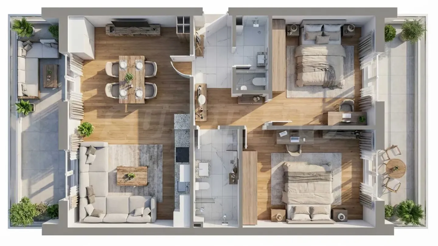 Spacious 3-Bedroom Apartment in New Plovdiv Complex - Image 4