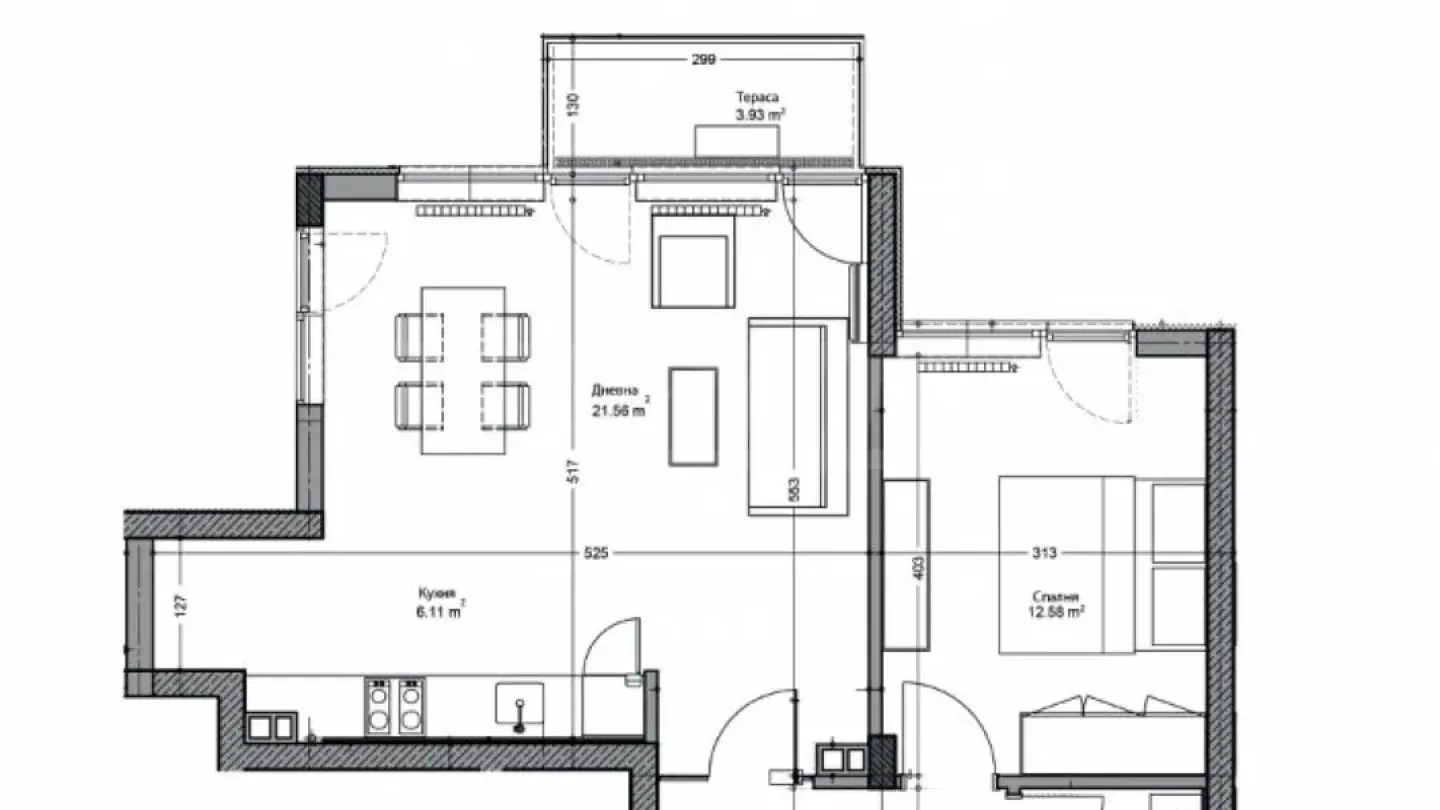 Spacious 2-Bedroom Apartment in Plovdiv Complex - Image 3