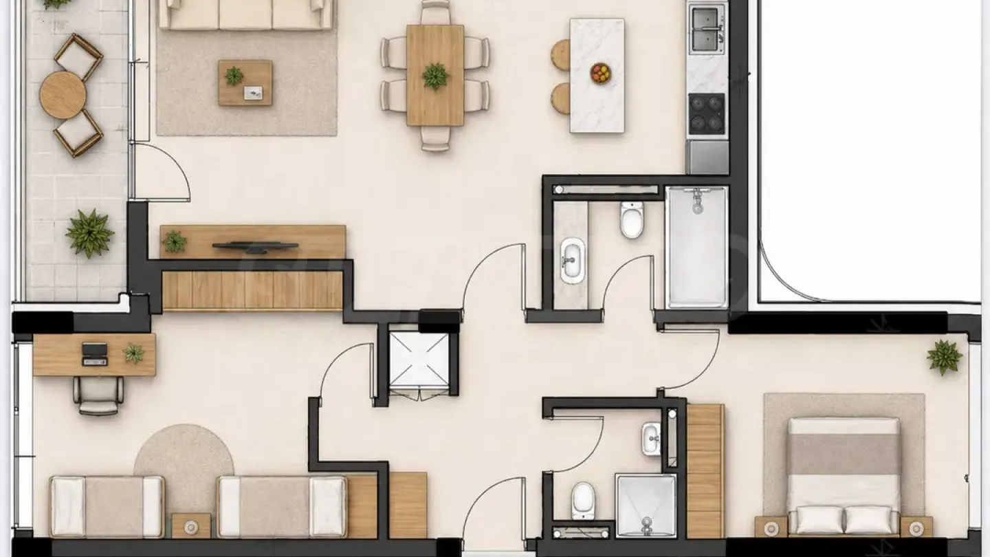 Spacious 2-Bedroom Apartment Near Plovdiv River - Image 4