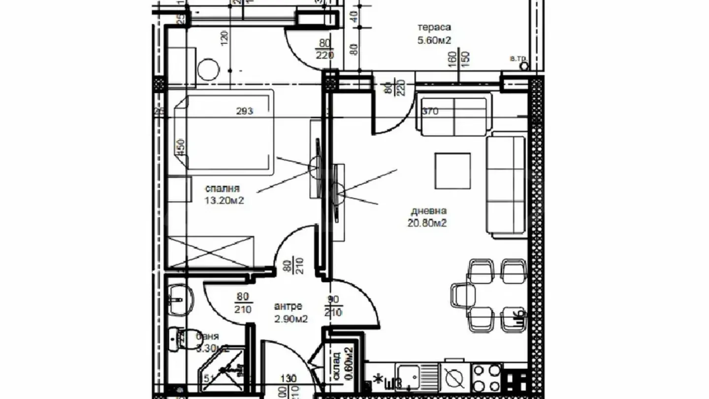 Modern 2-bedroom apartment in "Belomorski" area - Image 2