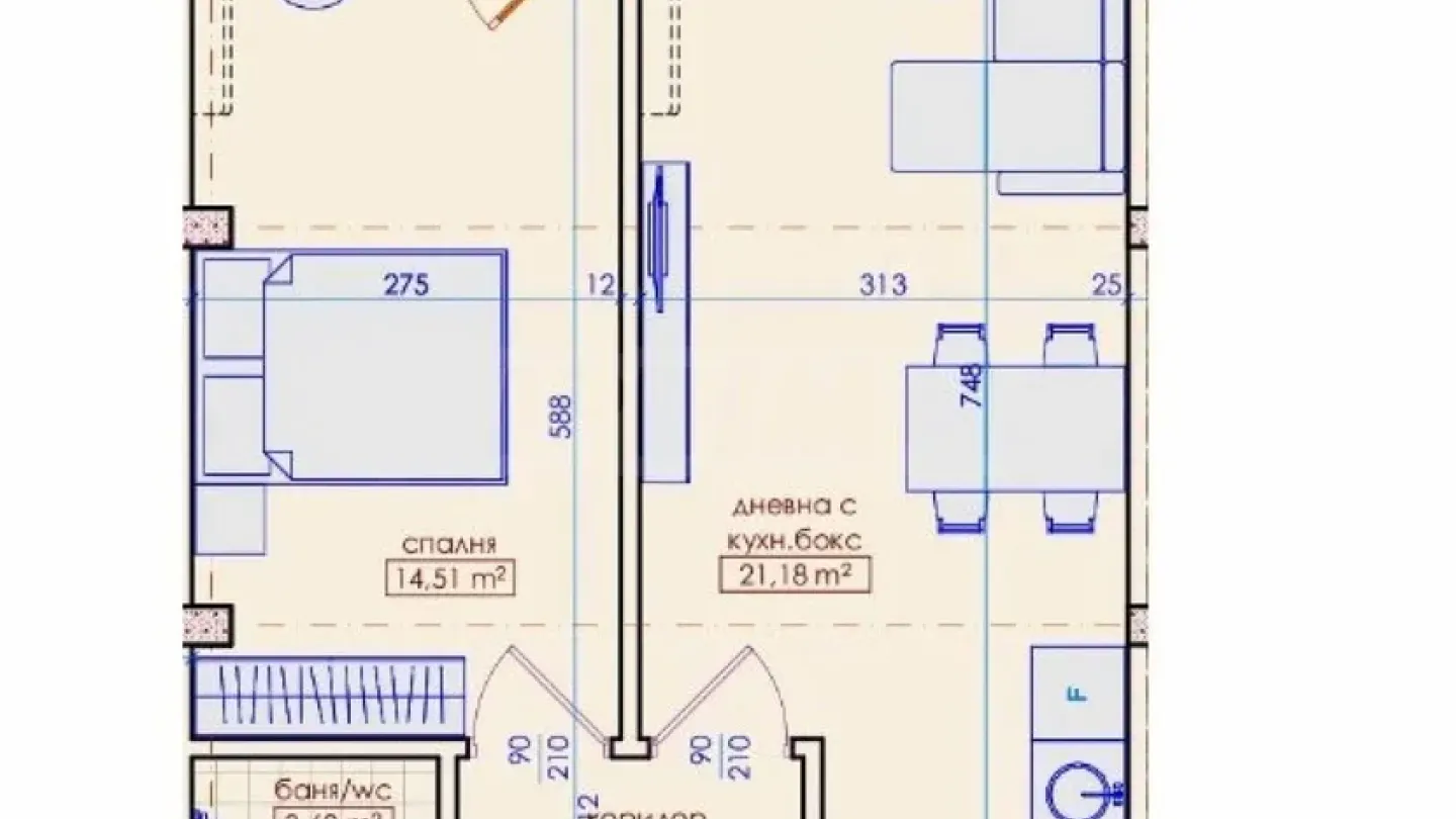 Modern 2-Bedroom Apartment in Burgas, Bulgaria - Image 1