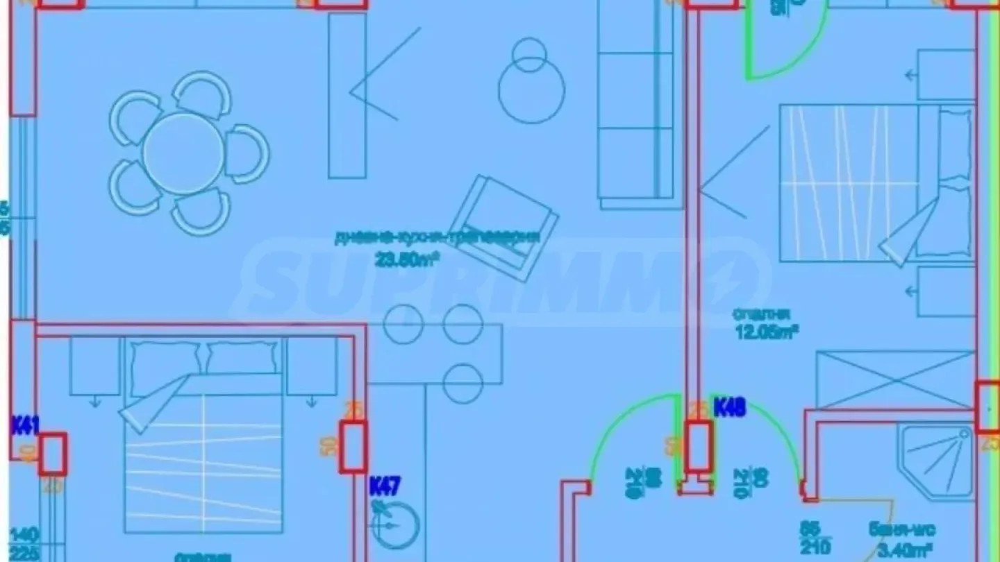 Bright 3-Bedroom Apartment Near Mall Galleria, Burgas - Image 1