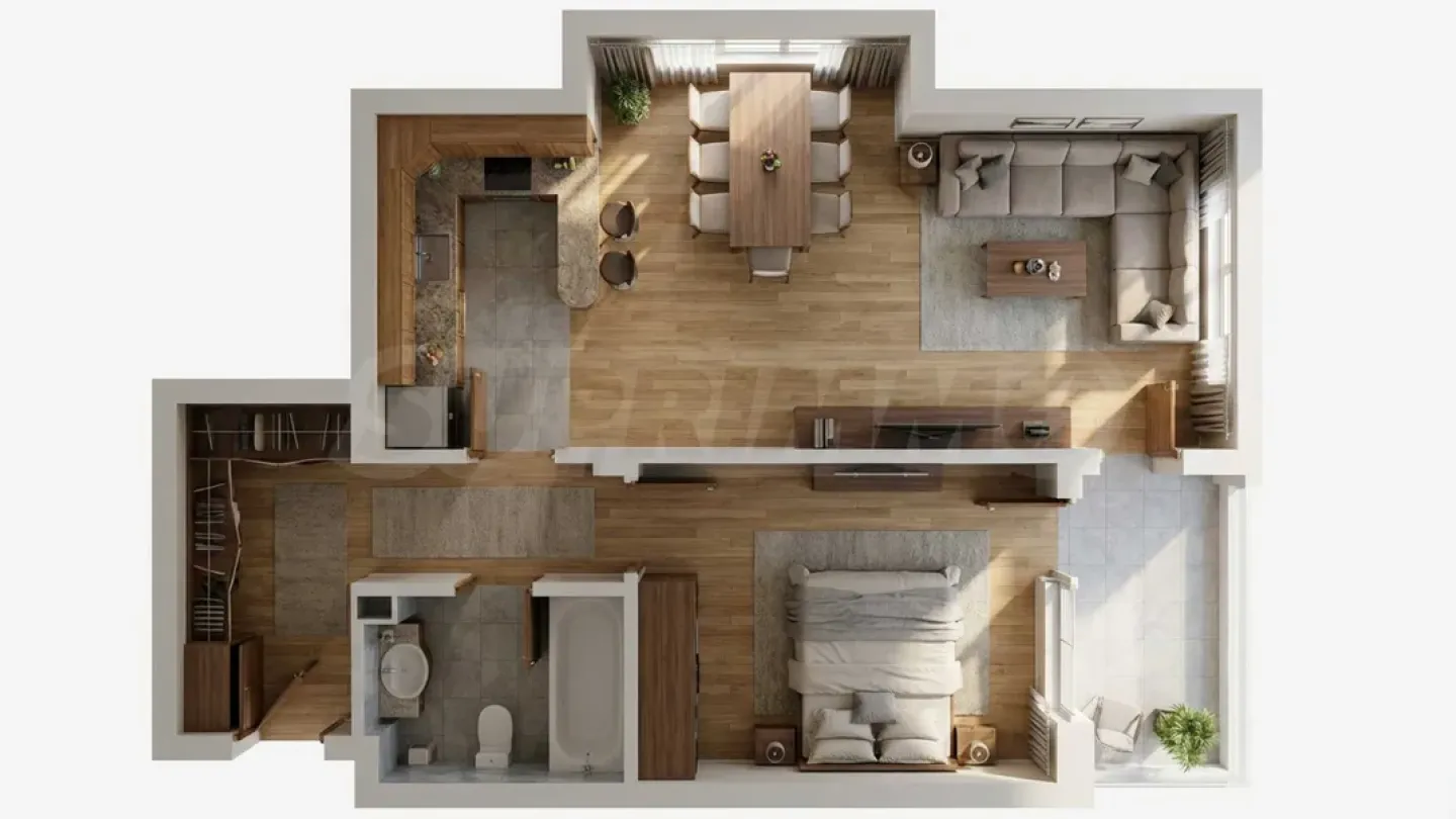 Spacious 2-Bedroom Apartment in Plovdiv, Bulgaria - Image 1