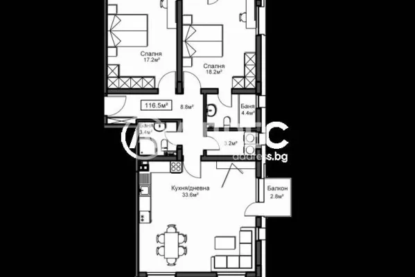 Apartment for sale in Sofia - Image 1