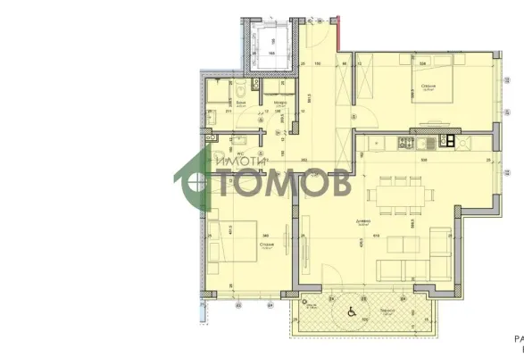 Spacious 3-Bedroom Apartment in Zheleznik - West, Stara Zagora - Image 1