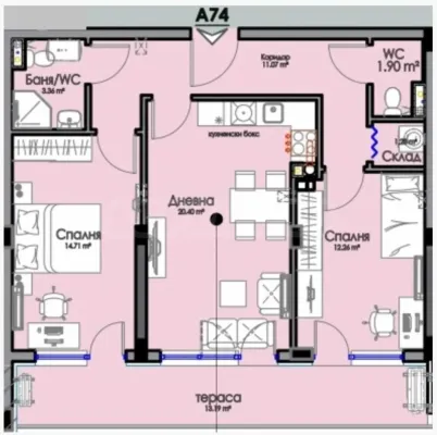 Spacious 3-Bedroom Apartment in Burgas "Horizon" - Image 4