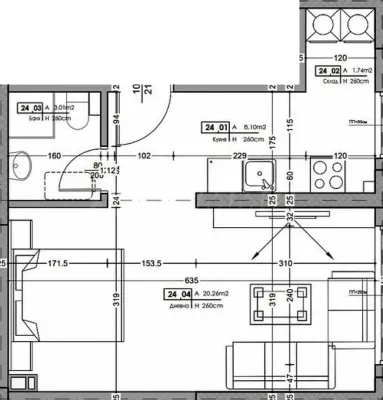 Spacious Studio in New Plovdiv Complex by the Maritsa River - Image 4
