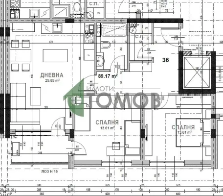 Spacious Three-Bedroom Apartment in Samara 3, Stara Zagora - Image 2
