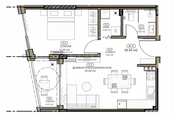 Apartment for sale in Sofia - Image 3