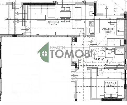 Spacious 3-Bedroom Apartment in Samara 3, Stara Zagora - Image 1