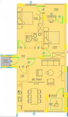 Spacious 3BR Apartment - Burgas New Build - Image 4