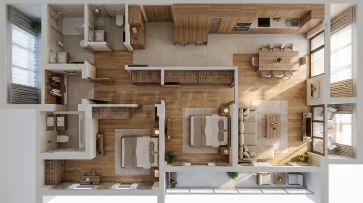 Spacious Two-Bedroom Apartment in New 'Trakia' Complex. - Image 3