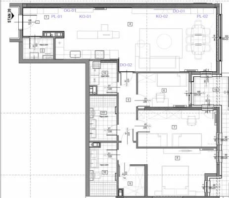 Spacious 3-Bedroom Apartment with Climate Control in Belgrade - Image 4