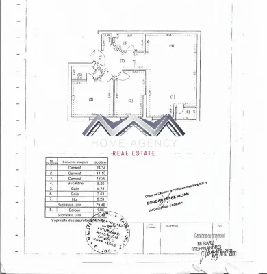 Spacious 3-Bedroom Apartment in Central Otopeni for Sale - Image 1
