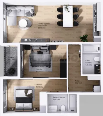 Spacious apartment in central Plovdiv. - Image 5