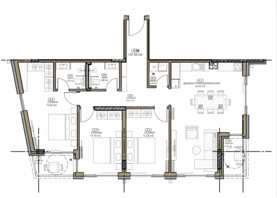 Apartment for sale in Sofia - Image 1