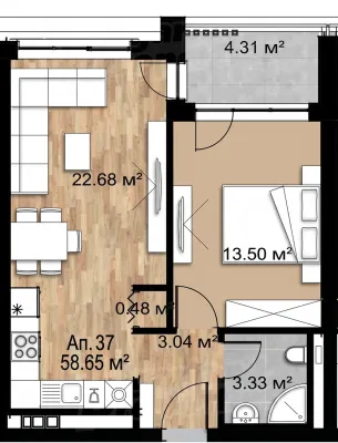 Apartment for sale in Sofia - Image 4