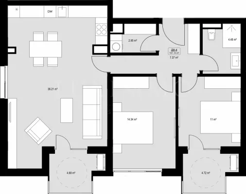 Apartment for sale in Burgas - Image 5