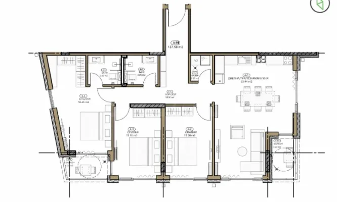 Spacious Sofia apartment in a premium building. - Image 2