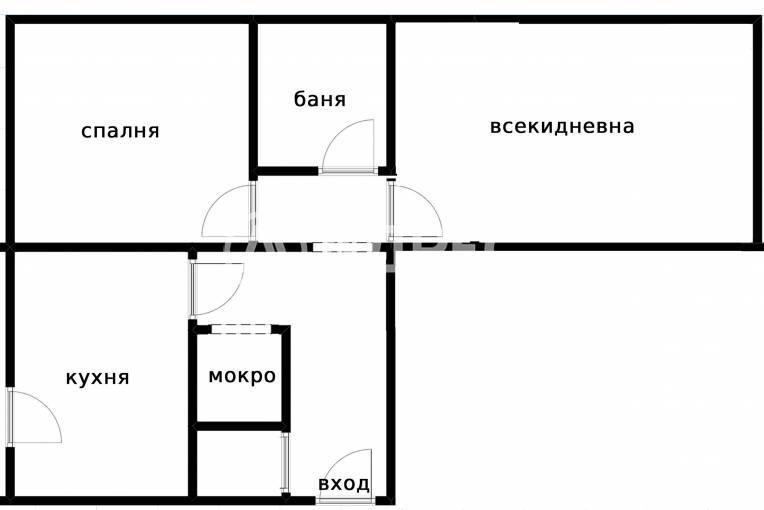 Spacious Partially Furnished Apartment in Burgas, Bulgaria – 61m2 - Image 1