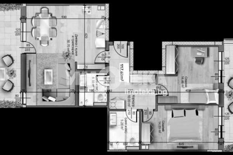 Spacious Apartment in Plovdiv's New Христо Смирненски Complex - Image 1