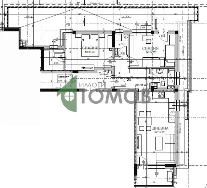 Spacious New 3-Bedroom Apartment in Stara Zagora with Terraces - Image 2