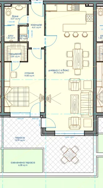 Spacious Apartment with Mountain Views & Garden Terrace - Image 1