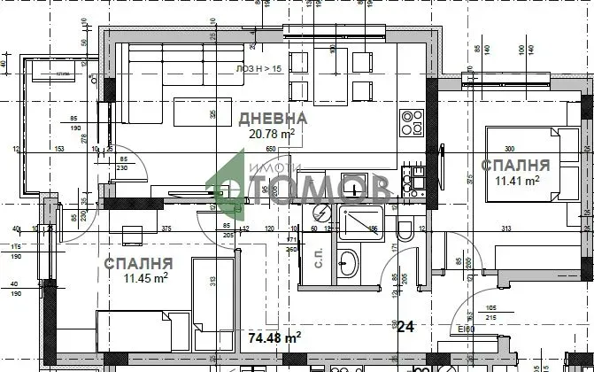 Spacious 3-Bedroom Apartment in New Development, Stara Zagora - Image 3