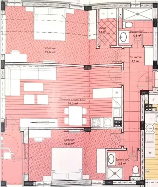 Spacious 3-Bedroom Apartment in New Plovdiv Complex - Image 2