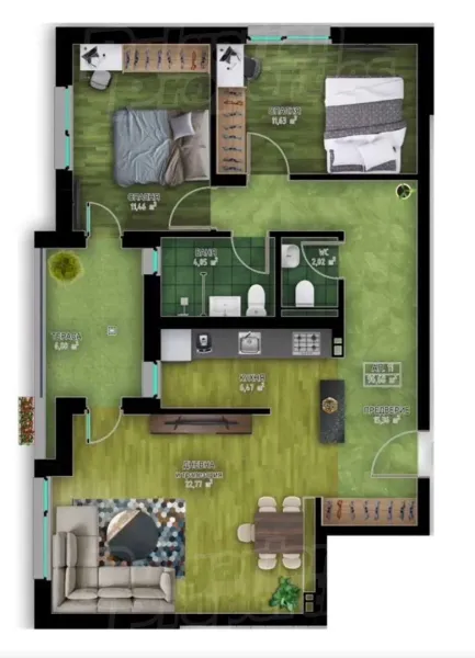 Spacious 2-Bed Apartment in Karshiyaka, Plovdiv - New Build - Image 5