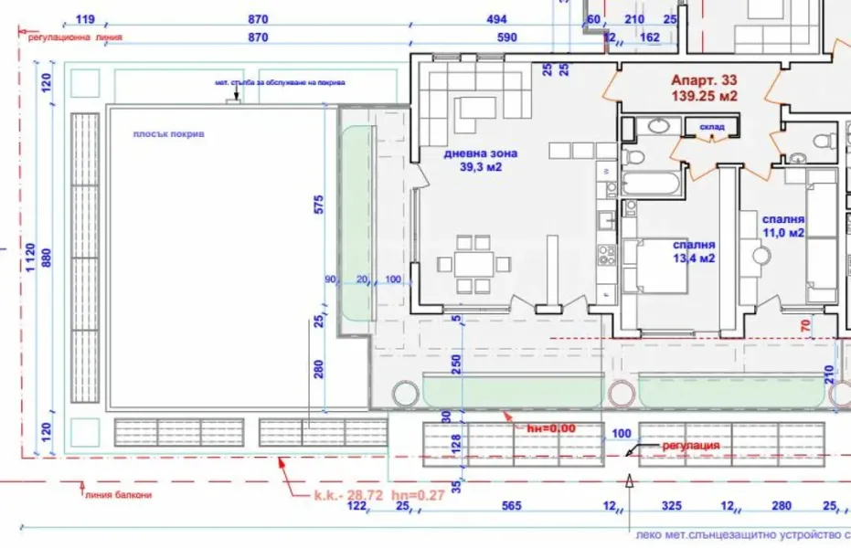 Spacious Four-Room Apartment with Panoramic Terrace in Burgas - Image 4
