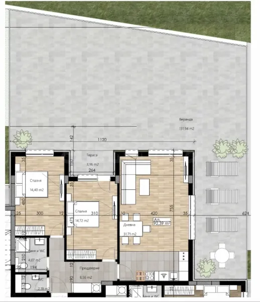 Spacious Plovdiv Apartment with Large Terrace - Image 5