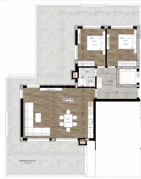 Panoramic Rhodope Views: Luxurious Plovdiv Apartment - Image 4