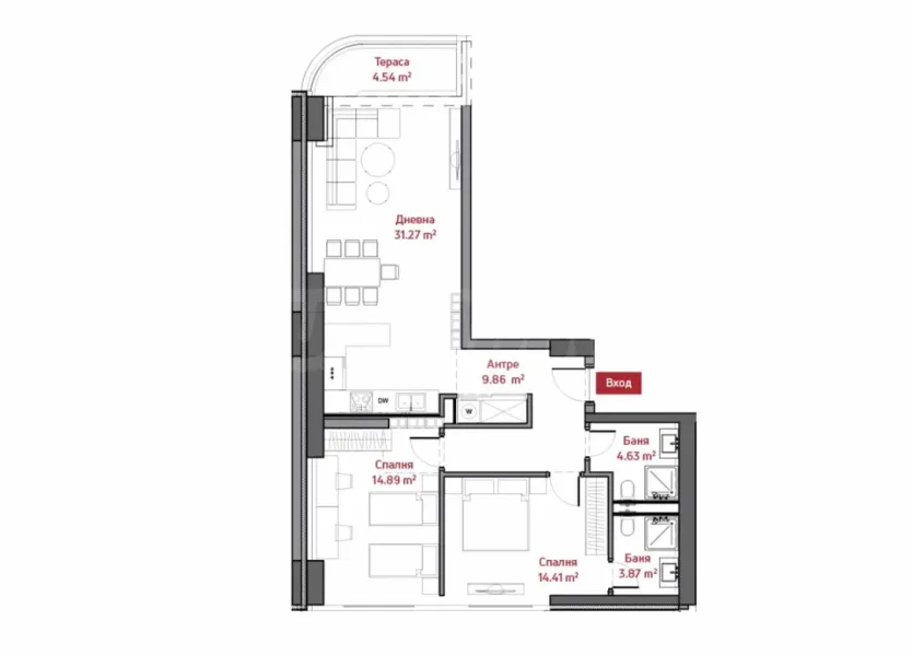 Spacious 3-Bedroom Apartment in Sofia, Bulgaria - Image 2