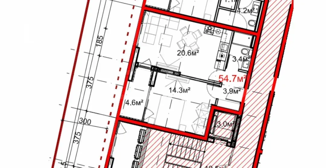 Modern 2-Bedroom Apartment in Sofia's Kruzheva Vada - Image 4
