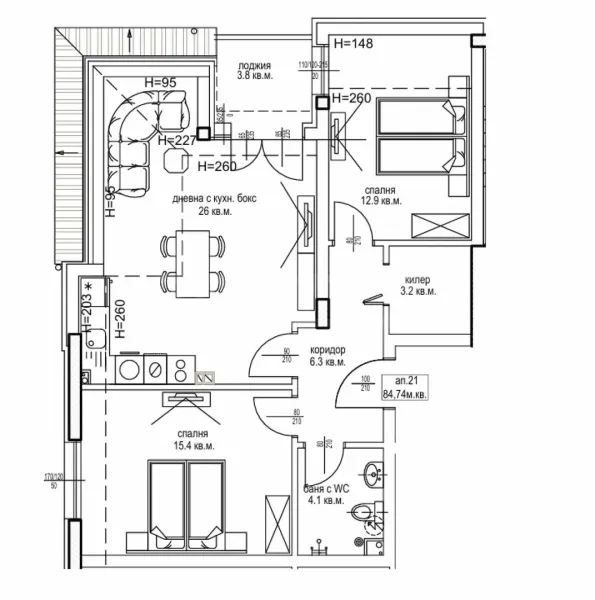 Modern 3-Bedroom Apartment - Varna, Bulgaria - Image 1