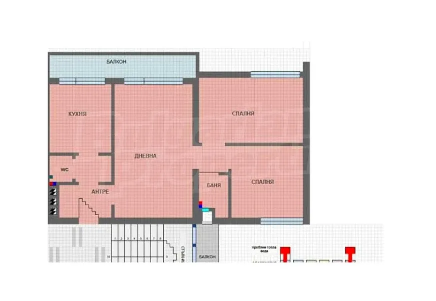 Spacious 2-Bed Apartment with Stunning Views in Sofia - Image 2