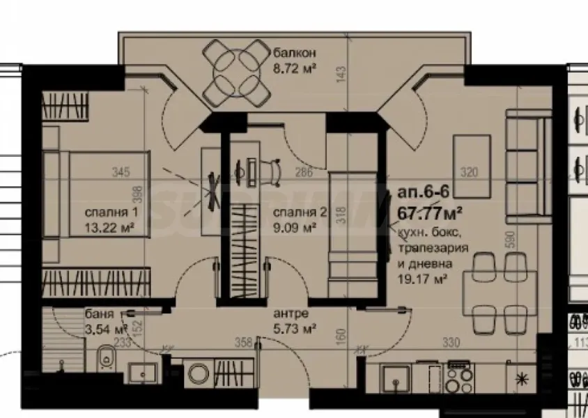 Burgas Apartment - Modern Complex & Amenities - Image 3