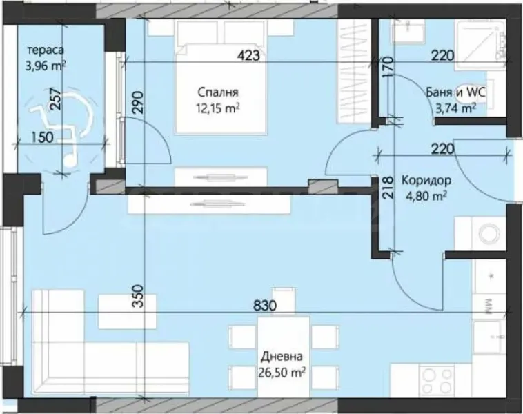 Spacious 2-Bedroom Apartment in Plovdiv, Bulgaria - Image 3
